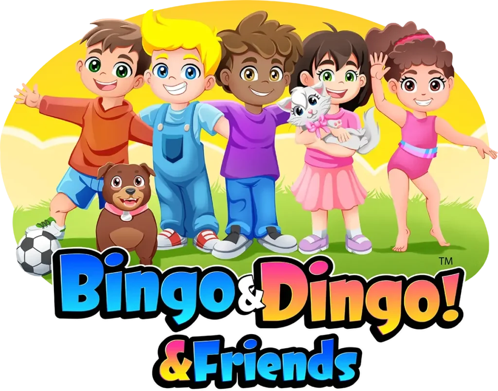 Bingo&Dingo and Friends, the characters from Michael’s original songs