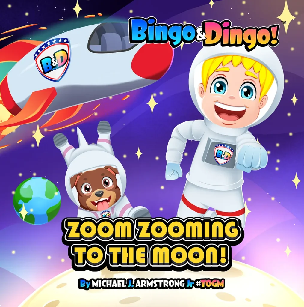 Bingo&Dingo! Zoom Zooming to the Moon cover